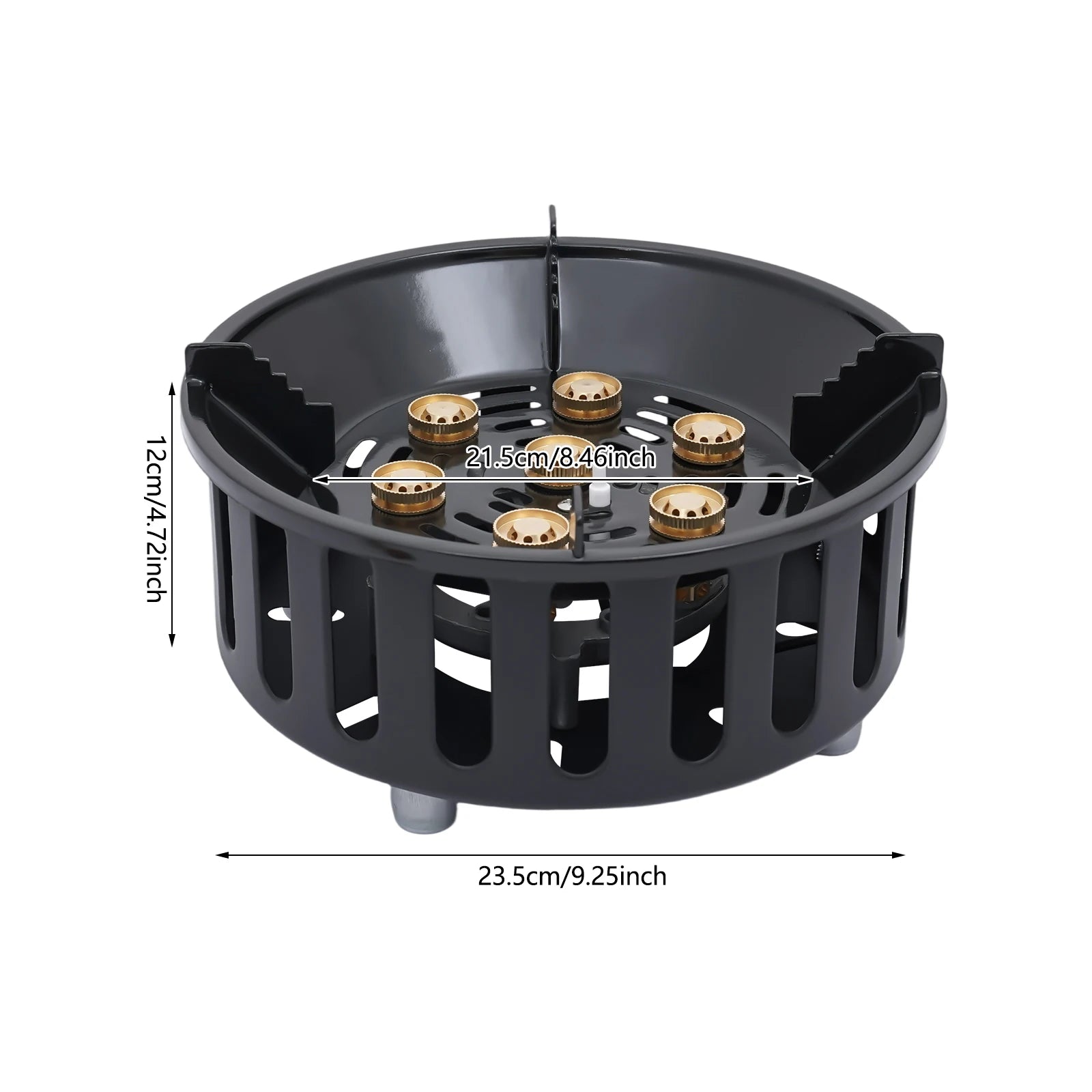 7-Core Camping Stove 21000W High-Power with Electronic Ignition