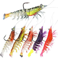 Artificial Shrimp Fishing Lure – Luminous Soft Bait for Saltwater & Freshwater Fishing