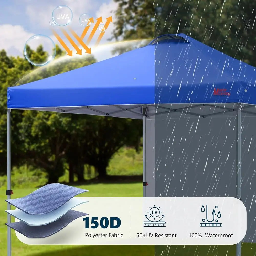 8x8 Pop Up Canopy Tent with Sidewall