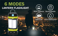 1000LM Rechargeable LED Camping Lantern Power Bank