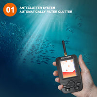 FindFish Portable Wireless Fish Finder XJ01 Sonar Fishing Echo Sounder Detector - Fishing Accessories