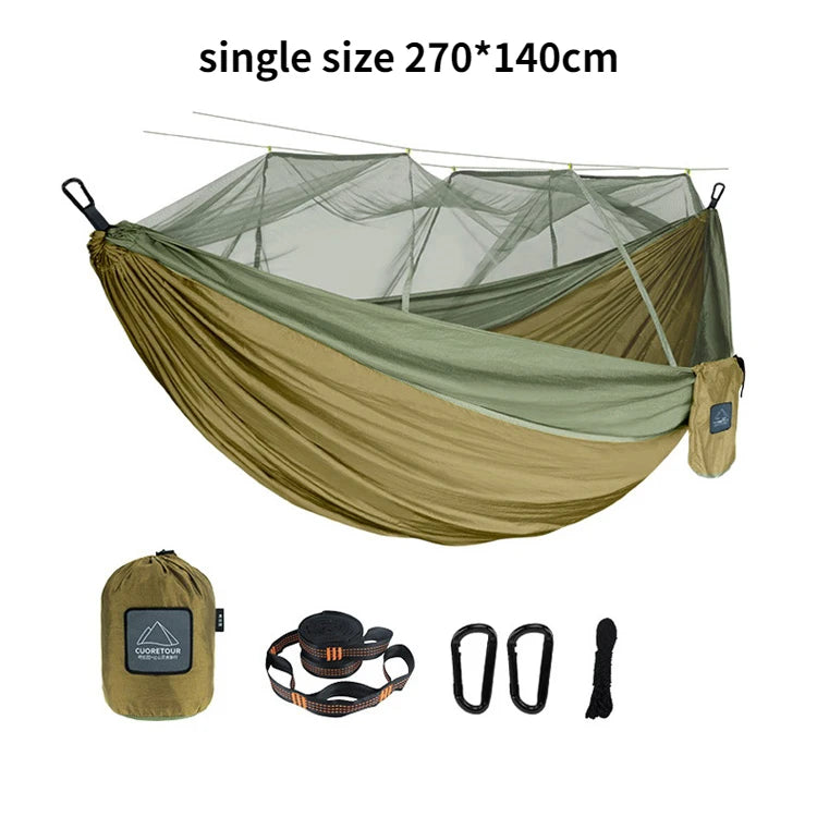 Camping Hammock with Mosquito Net for Outdoor Travel