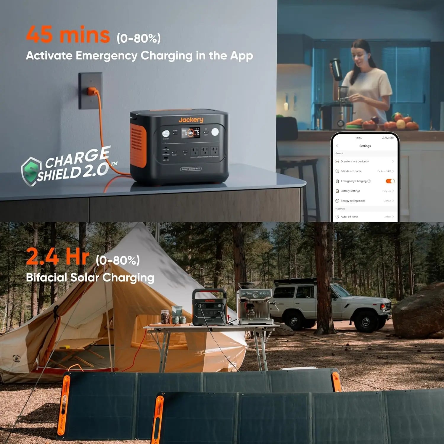 Jackery 1070Wh Portable Power Station Solar Generator