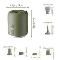 WESTTUNE Tiny Air Pump with Camping Lantern – 4.5kPa Inflator | Field to Peak.