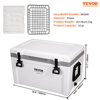 52QT Insulated Cooler Box – Heavy-Duty Cooling for Camping, Beach & Outdoor Adventures