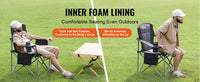 Portable Folding Camping Chair with Lumbar Support