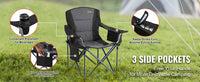 Portable Folding Camping Chair with Lumbar Support