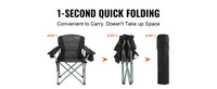 Portable Folding Camping Chair with Lumbar Support