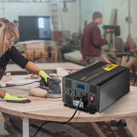 3500W Pure Sine Wave Power Inverter – Reliable 12V to 120V Converter for RV, Car & Solar Systems