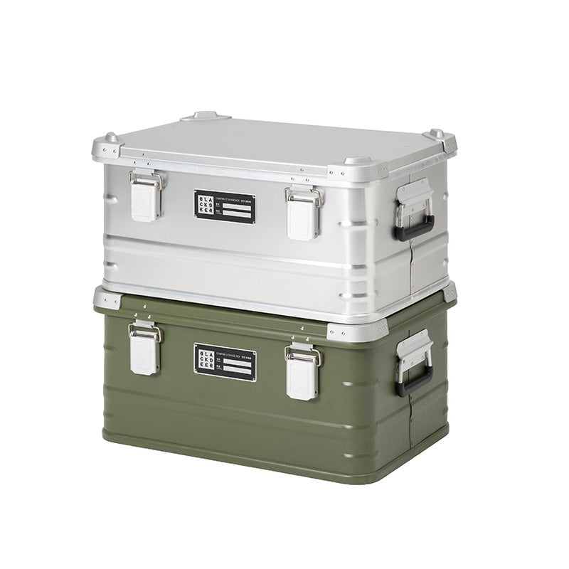 Aluminum Camping Storage Box Outdoor Gear Organizer