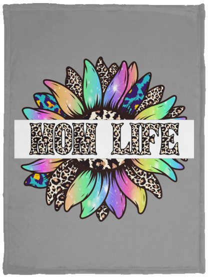 Mom Cozy Plush Fleece Blanket - 30x40