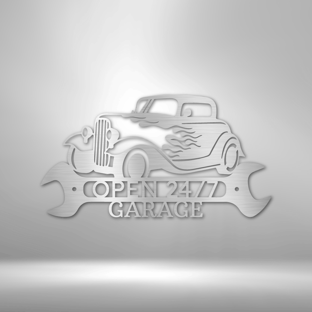 Graduation Monogram - Steel Sign