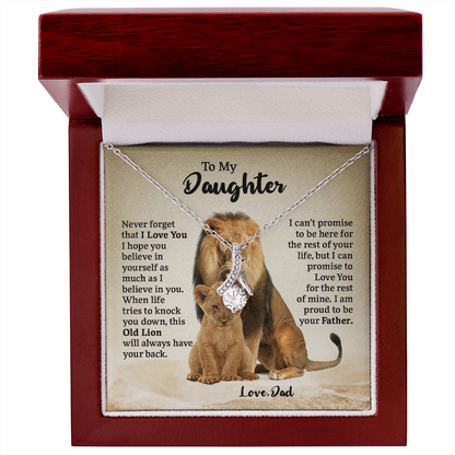 To My Daughter - Allurin Beauty Necklace