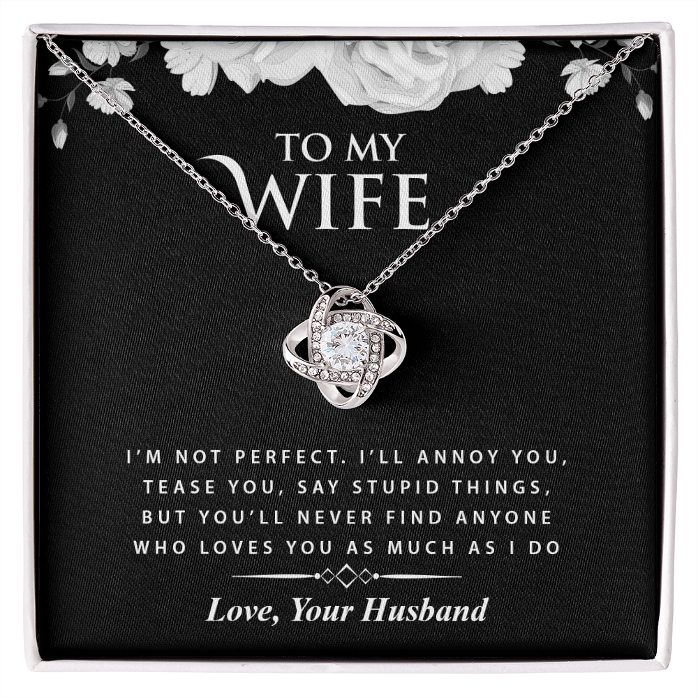 To My Wife - Love Knot Necklace