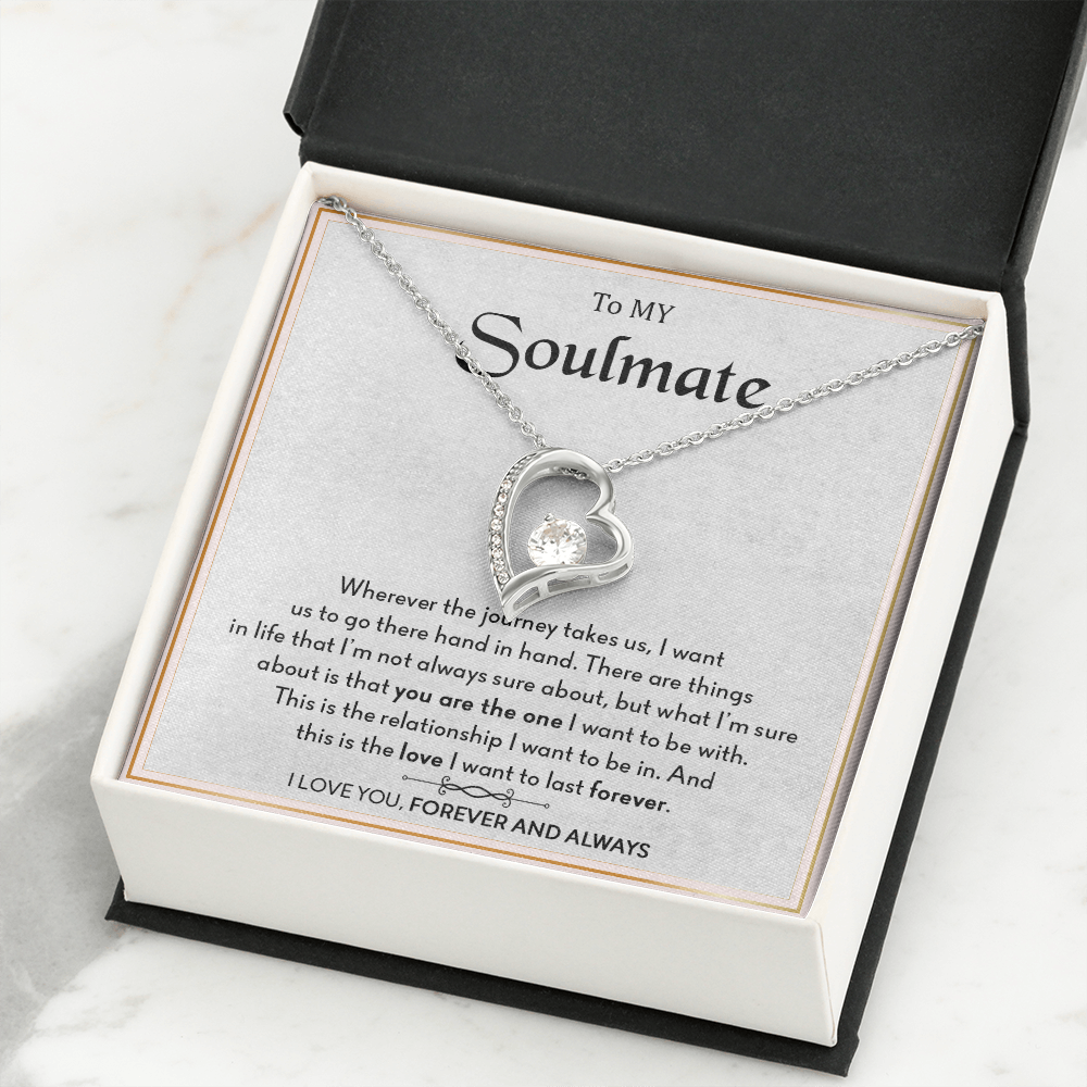 To My Soulmate - Forever Love Necklace